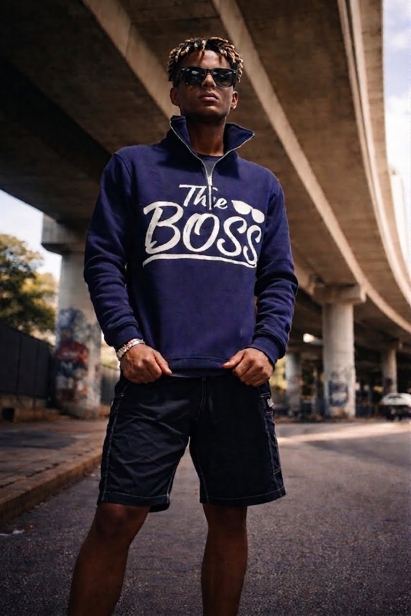 BIG LOGO Quarter Zip